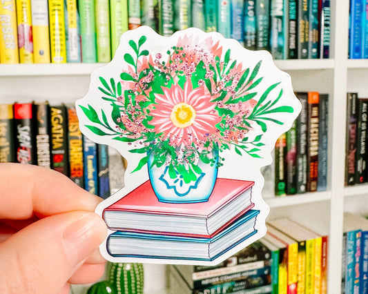 Spring Books - Bookish Vinyl Sticker-Cricket Paper Co.