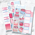 Strawberry Milk HOBONICHI COUSIN Planner Stickers Mini Kit-Cricket Paper Co.