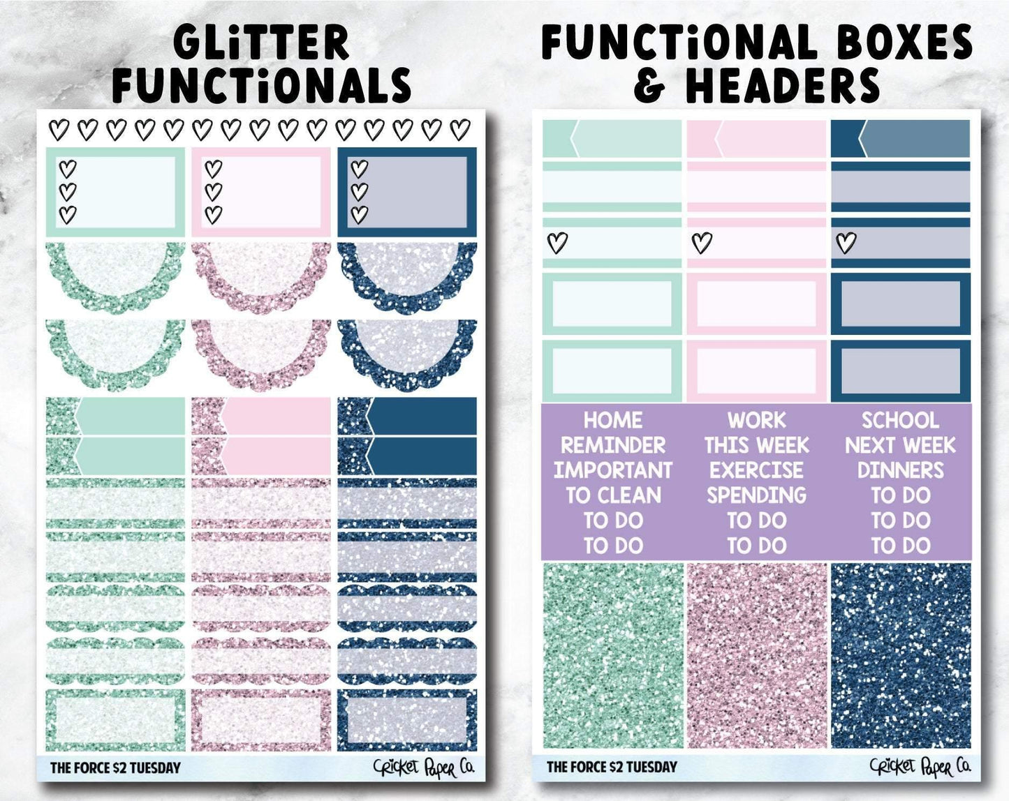 THE FORCE Planner Stickers - Full Kit-Cricket Paper Co.