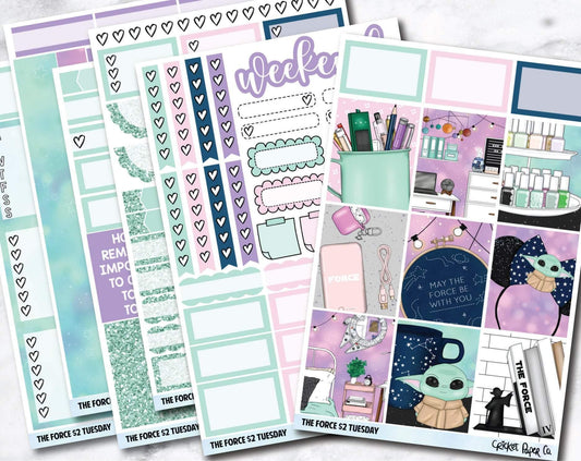 THE FORCE Planner Stickers - Full Kit-Cricket Paper Co.