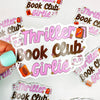 Thriller Book Club Girlie - Bookish Vinyl Sticker-Cricket Paper Co.