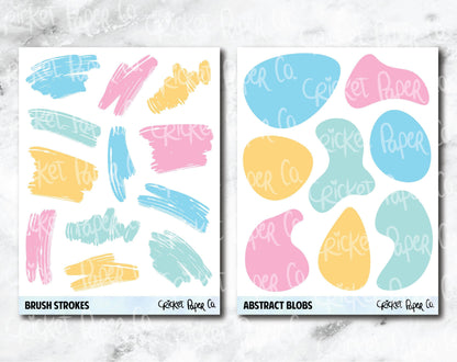 Transparent Bundle Planner Stickers - Sorbet-Cricket Paper Co.