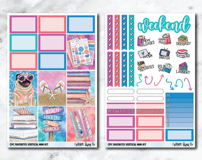 VERTICAL Planner Stickers Mini Kit - CPC Favorites-Cricket Paper Co.