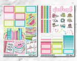VERTICAL Planner Stickers Mini Kit - Melon Mood-Cricket Paper Co.