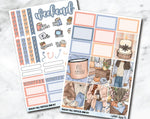 VERTICAL Planner Stickers Mini Kit - Peachy Fall-Cricket Paper Co.