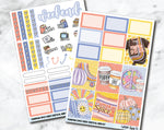 VERTICAL Planner Stickers Mini Kit - Pumpkin Spice Vibes-Cricket Paper Co.