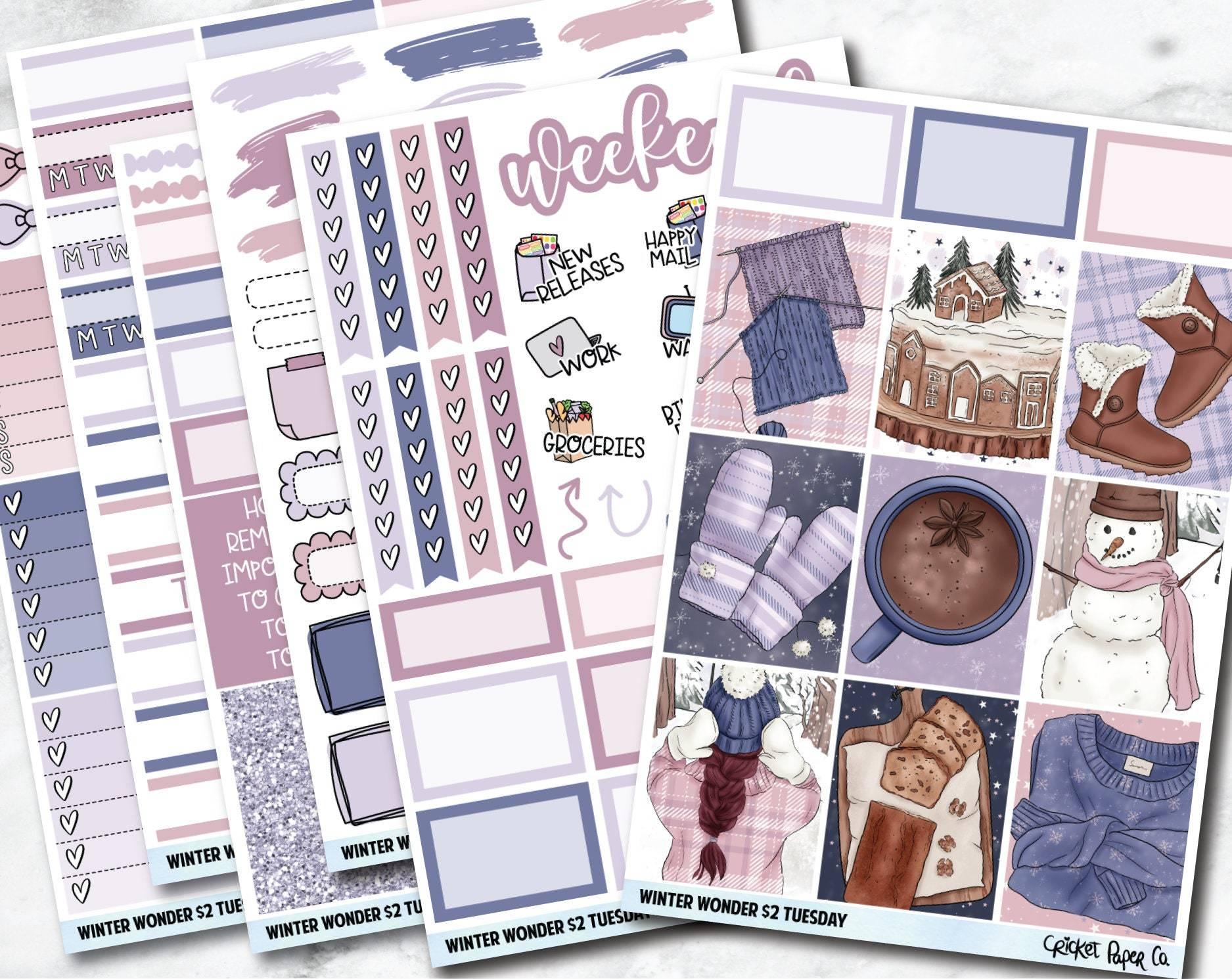 WINTER WONDER Planner Stickers - Full Kit-Cricket Paper Co.