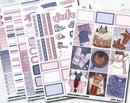 WINTER WONDER Planner Stickers - Full Kit-Cricket Paper Co.