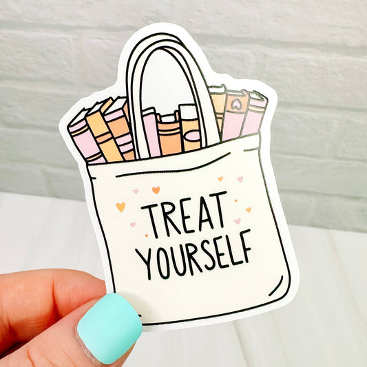 Treat Yourself Books  - Bookish Vinyl Sticker