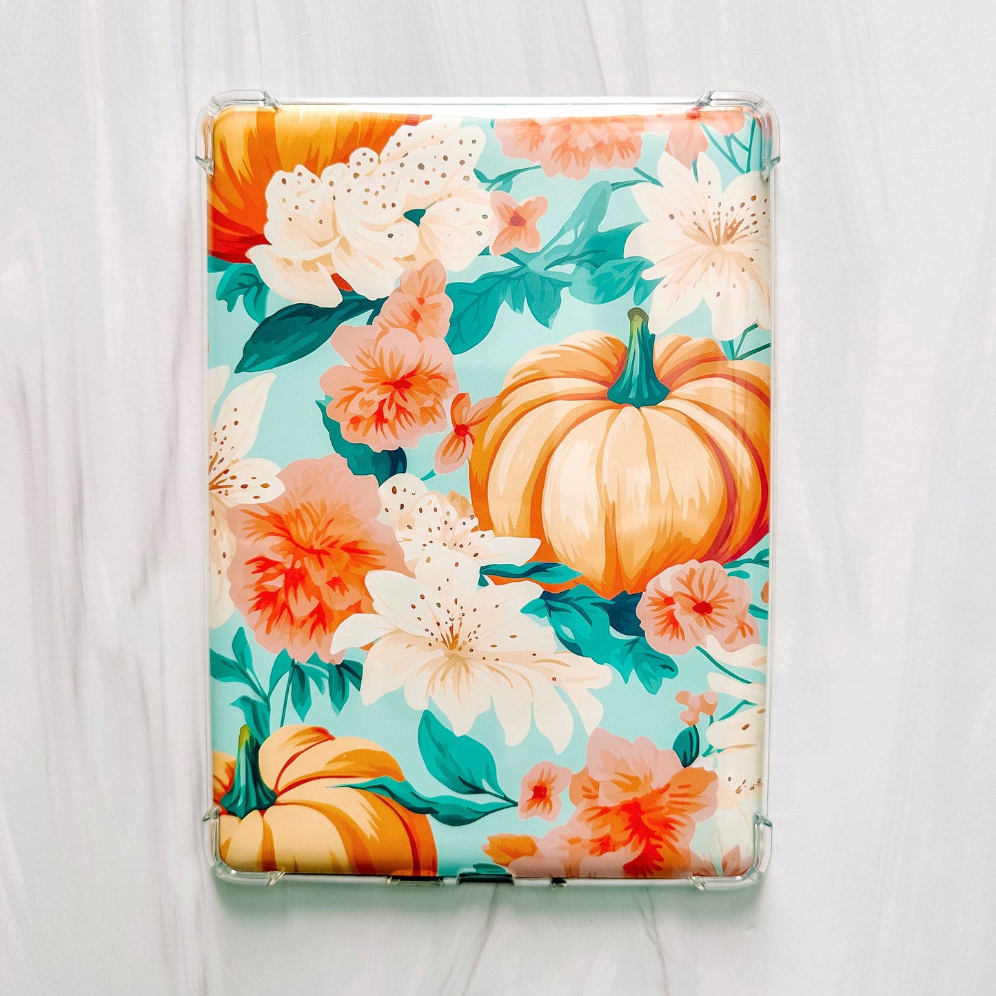 Vinyl Insert for Kindle Case - Pumpkin Floral