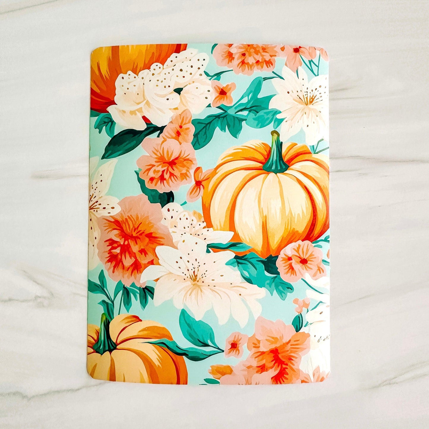 Vinyl Insert for Kindle Case - Pumpkin Floral