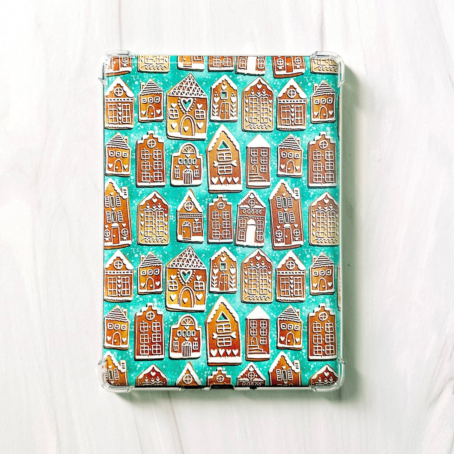 Vinyl Insert for Kindle Case - Gingerbread Houses