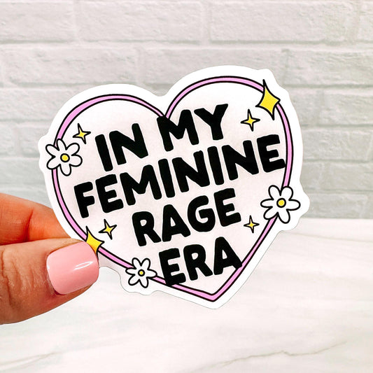 Feminine Rage Era - Decorative Vinyl Sticker DC27