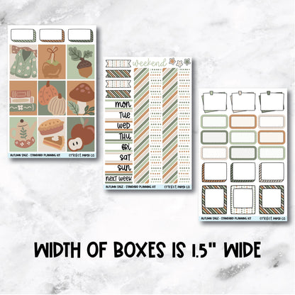 Planner Stickers Standard Mini Kit  - Autumn Sage