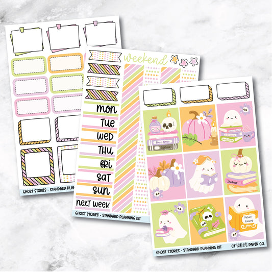 Planner Stickers Standard Mini Kit - Ghost Stories