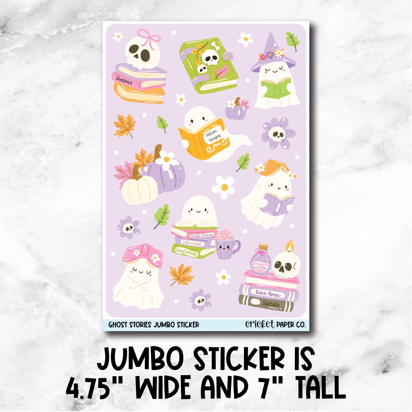 Jumbo Decorative Sticker - Ghost Stories