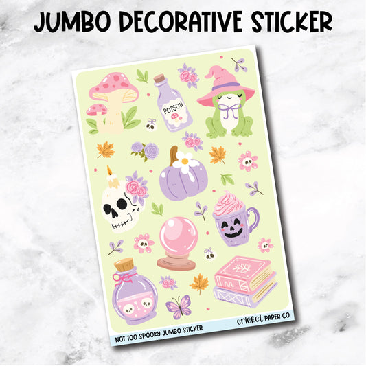 Jumbo Decorative Sticker - Not Too Spooky