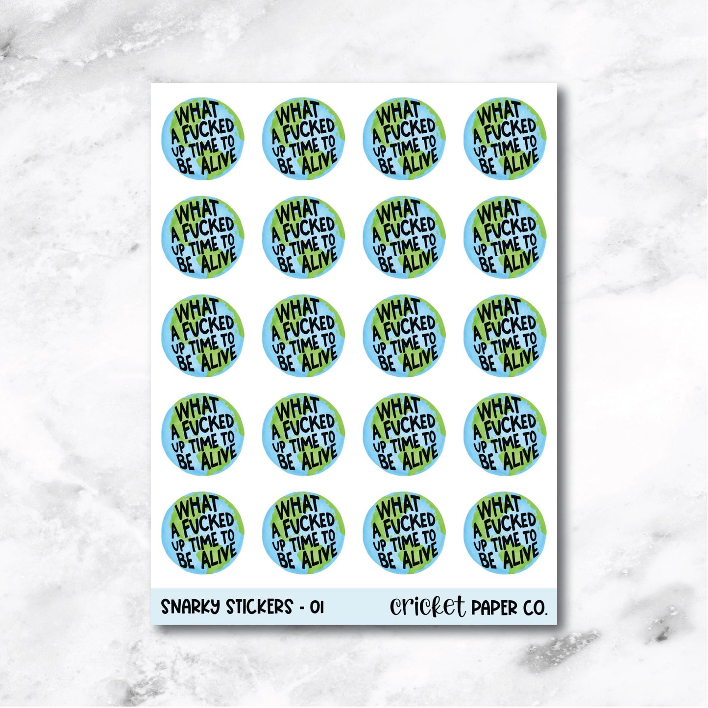 Snarky Journaling and Planner Stickers - 01