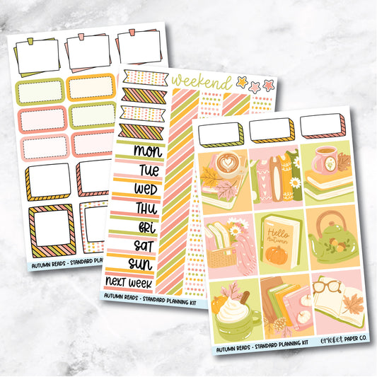 Planner Stickers Standard Mini Kit  - Autumn Reads