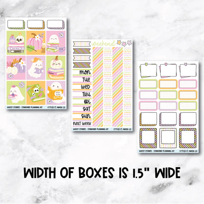 Planner Stickers Standard Mini Kit - Ghost Stories