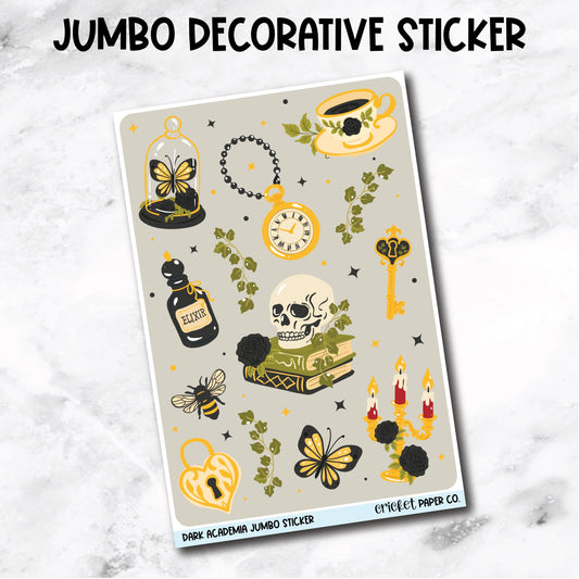 Jumbo Decorative Sticker - Dark Academia