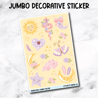Jumbo Decorative Sticker - Transcend