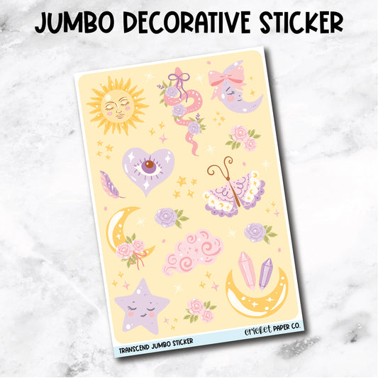 Jumbo Decorative Sticker - Transcend