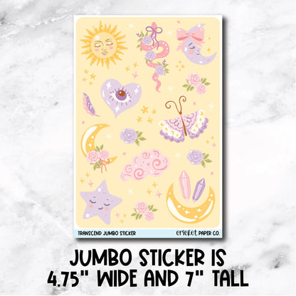 Jumbo Decorative Sticker - Transcend