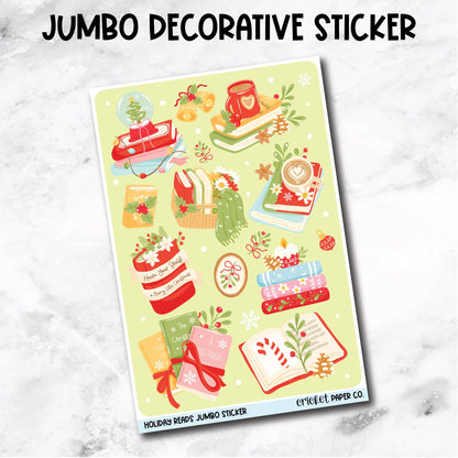 Jumbo Decorative Sticker - Holiday Reads