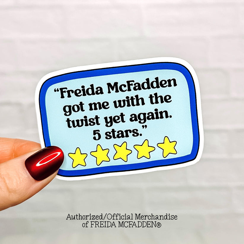 Freida Twist 5 Stars Vinyl Sticker - Official Merchandise of Freida Mc ...