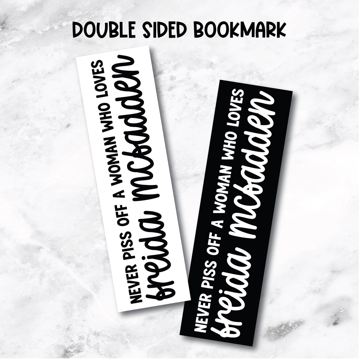 Never P.O. A Woman Who Reads Freida Bookmark - Official Merchandise of Freida McFadden