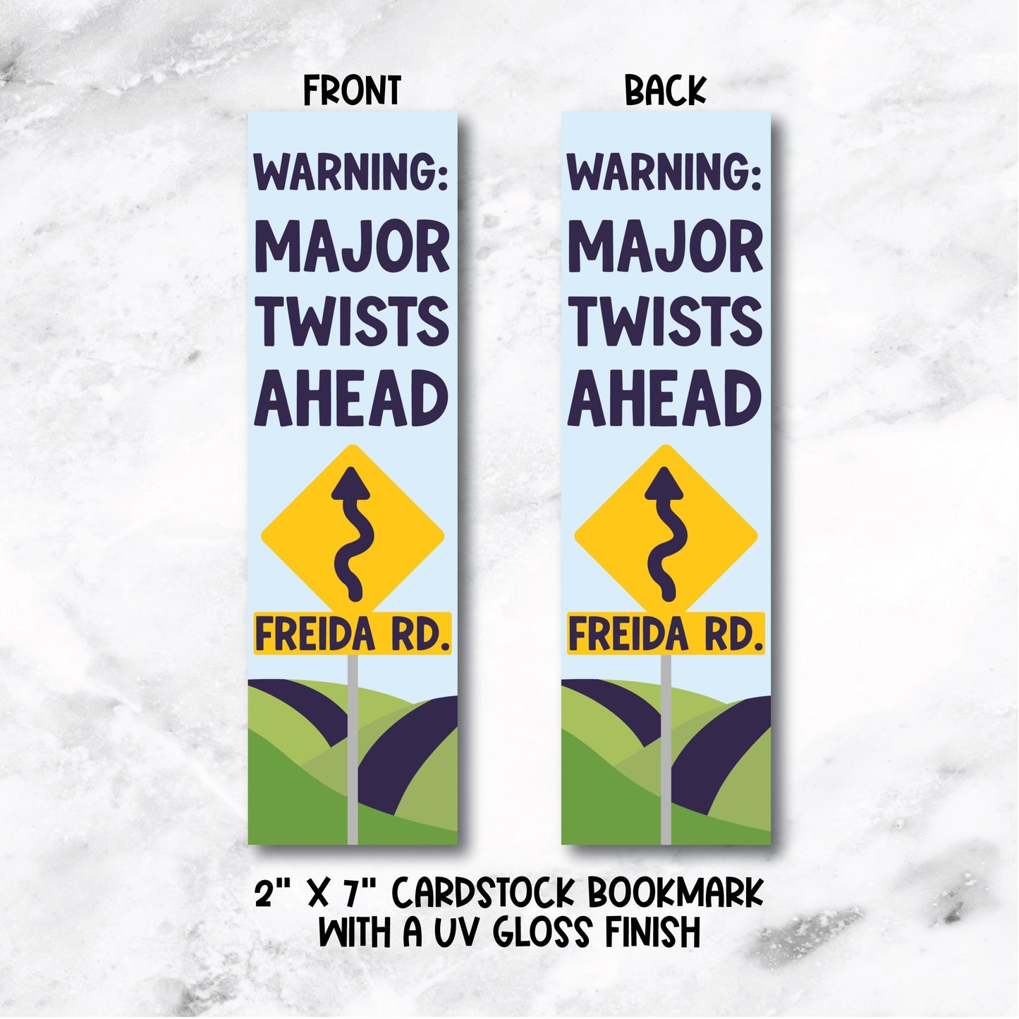 Major Twists Ahead Freida Bookmark - Official Merchandise of Freida McFadden