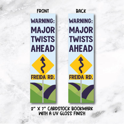 Major Twists Ahead Freida Bookmark - Official Merchandise of Freida McFadden