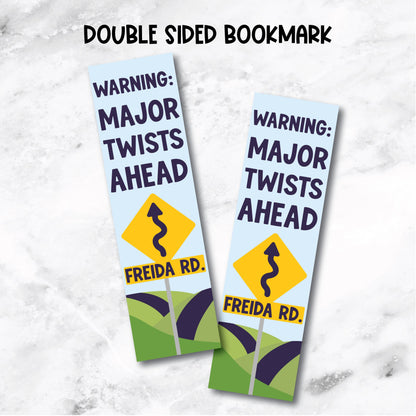 Major Twists Ahead Freida Bookmark - Official Merchandise of Freida McFadden
