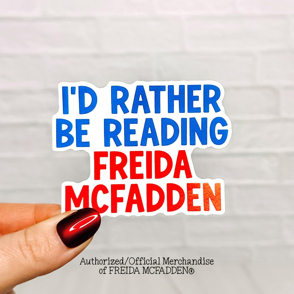 Rather Be Reading Freida Vinyl Sticker - Official Merchandise of Freid ...