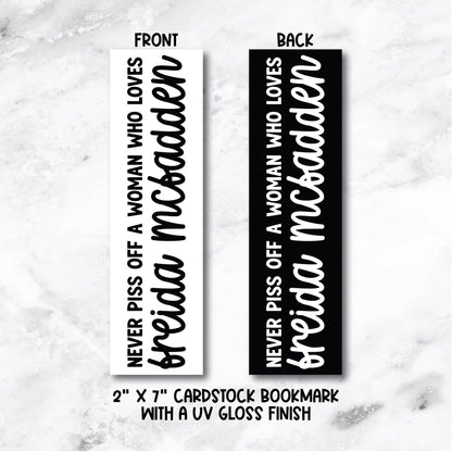 Never P.O. A Woman Who Reads Freida Bookmark - Official Merchandise of Freida McFadden