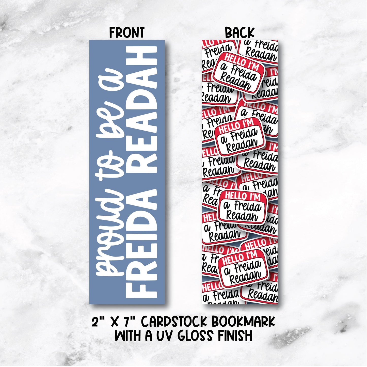 Proud To Be A Freida Readah Bookmark - Official Merchandise of Freida McFadden