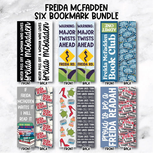 Freida McFadden 6 Bookmark Bundle - Official Merchandise of Freida McFadden