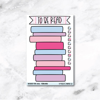 Book and Reading Journal Stickers - February