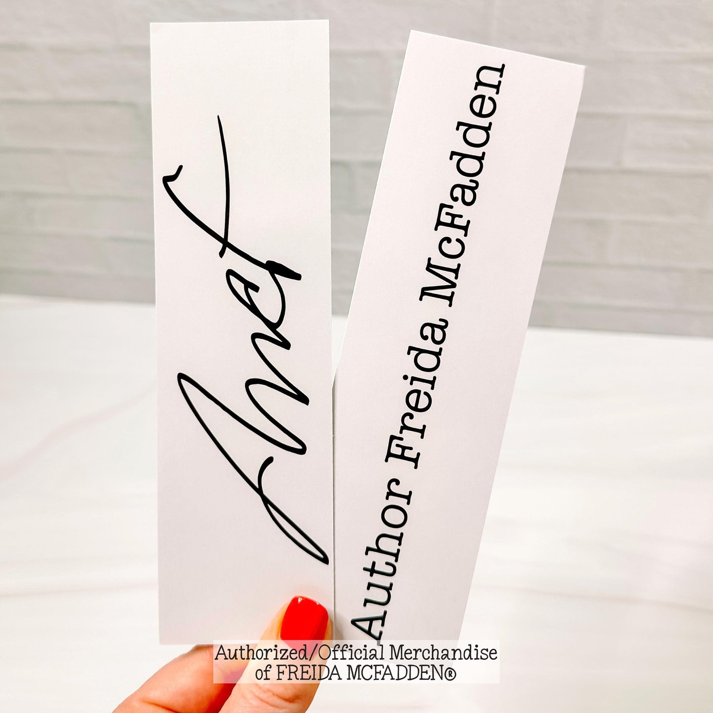 Freida Signature Bookmark - Official Merchandise of Freida McFadden