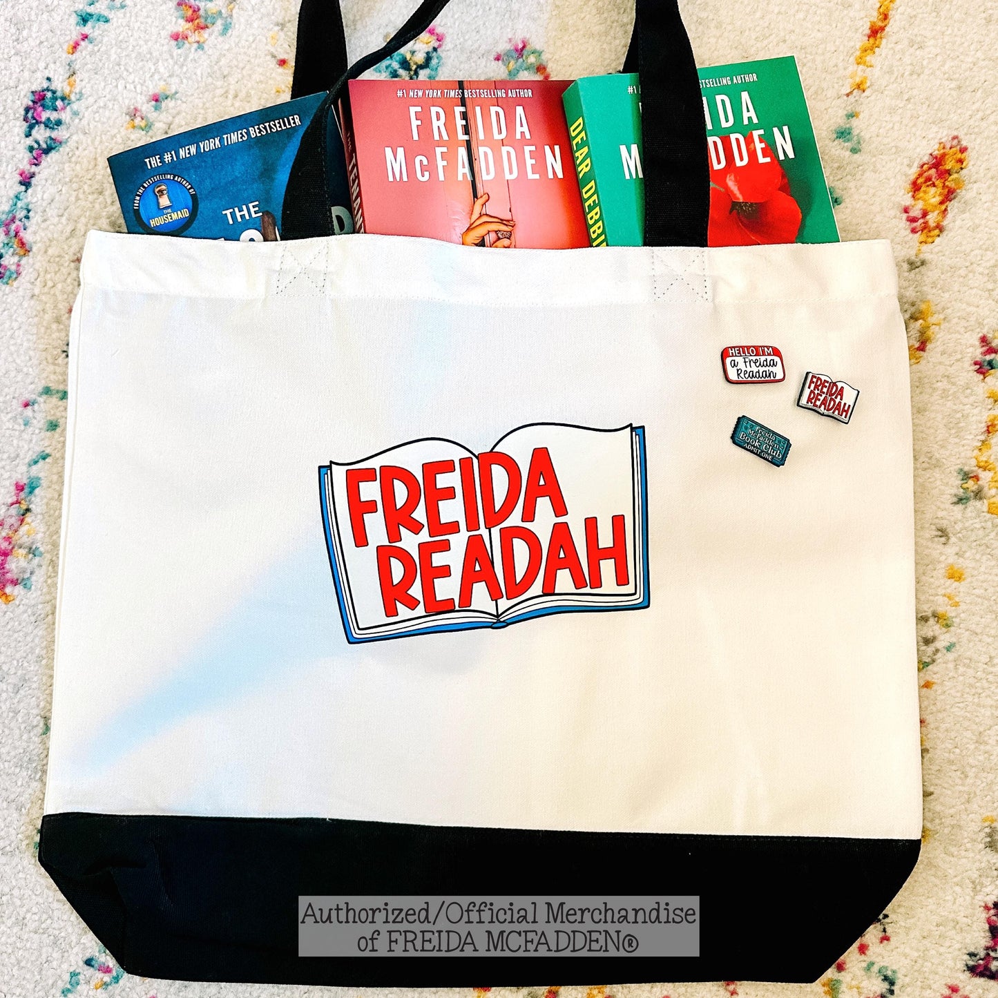 Hello I'm A Freida Readah Enamel Pin - Official Merchandise of Freida McFadden