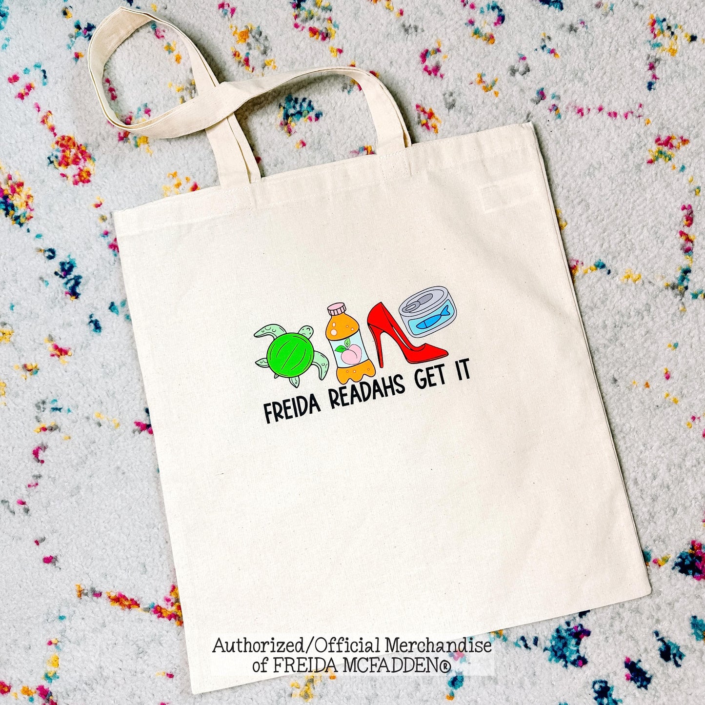 Freida Readahs Get It Canvas Tote - Official Merchandise of Freida McFadden