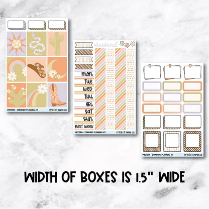 Planner Stickers Standard Mini Kit - Western