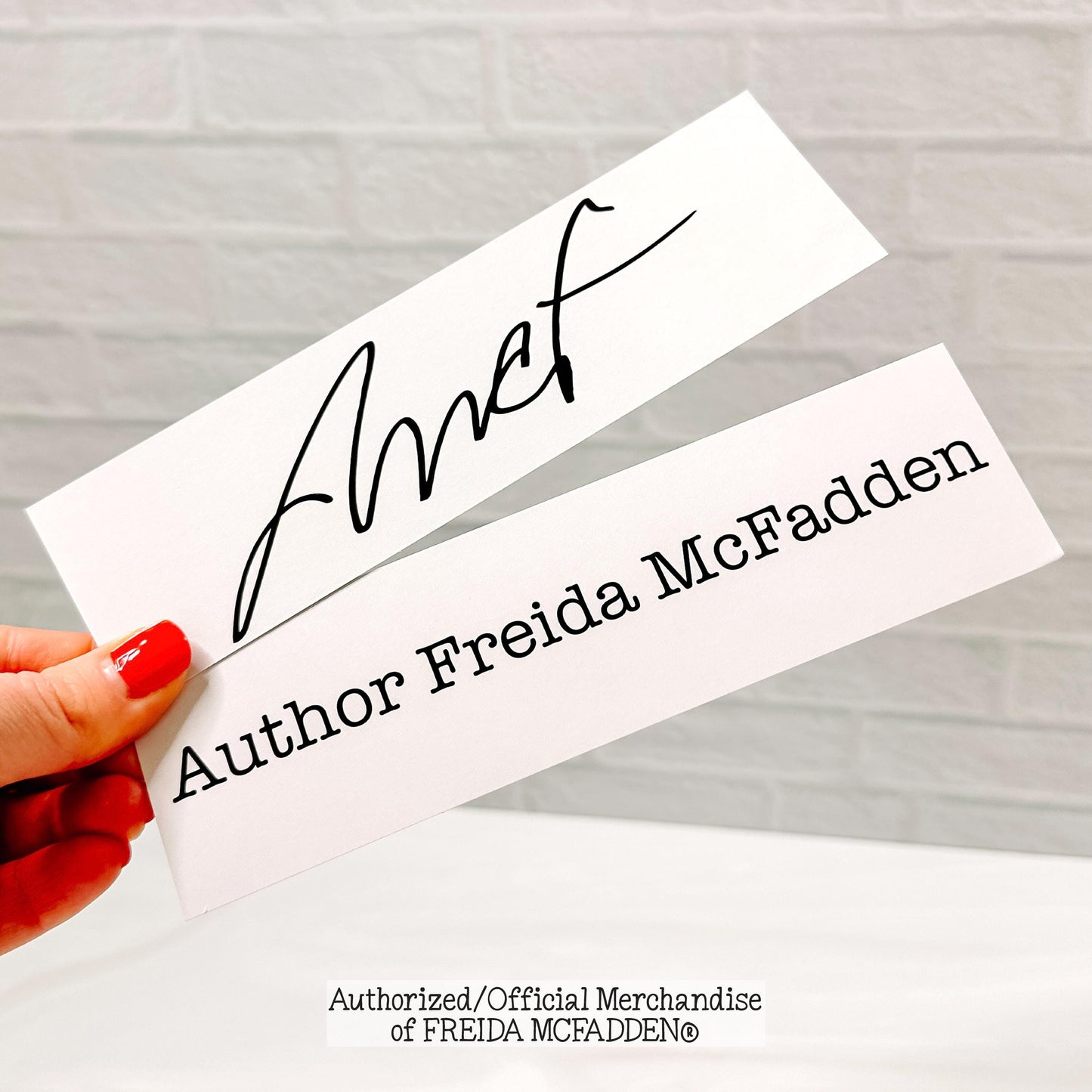Freida Signature Bookmark - Official Merchandise of Freida McFadden