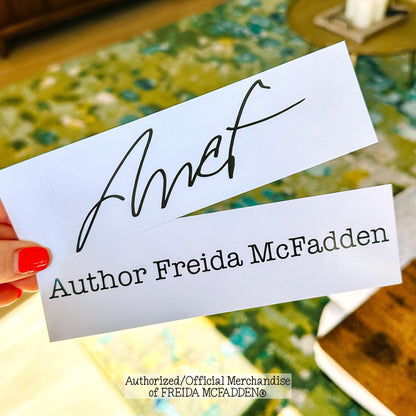 Freida Signature Bookmark - Official Merchandise of Freida McFadden