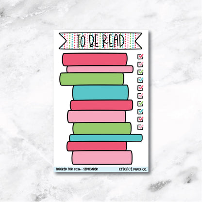 Book and Reading Journal Stickers - September