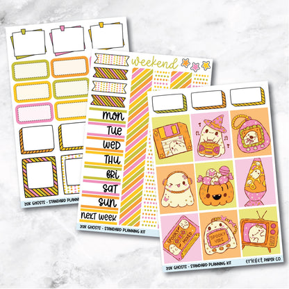 Planner Stickers Standard Mini Kit - Y2K Ghosts